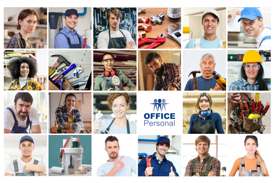 Allgemein-Handwerker, Tischler, Schreiner, Klempner, Maler, Handwerk, Mann, Frau