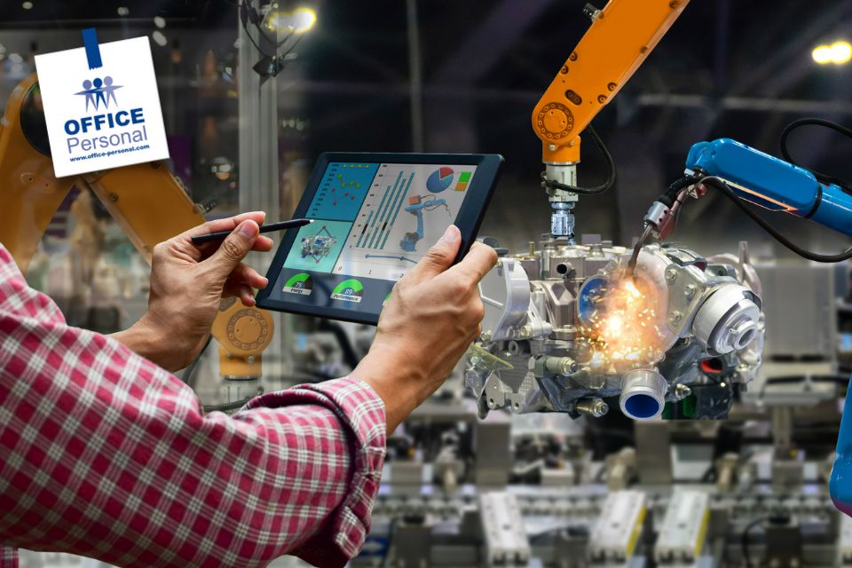 Elektroniker-Betriebstechnik, Tablet, Robortetechnik,