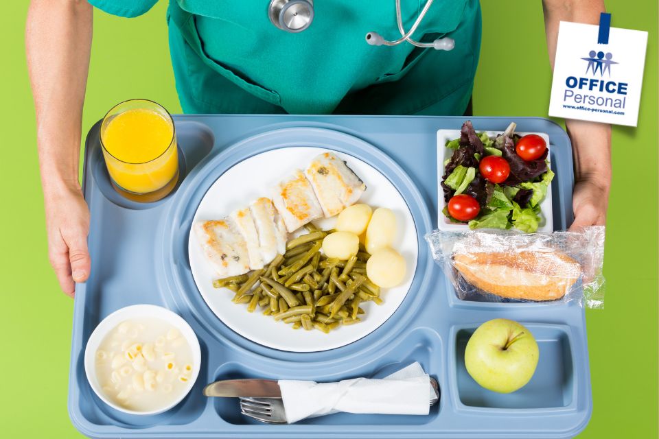 Patientenservice, Klinik, Essen, Essenausgabe, Pflegeheim, Service Altenheim