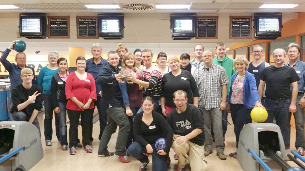 Bowlingspielen in Dresden