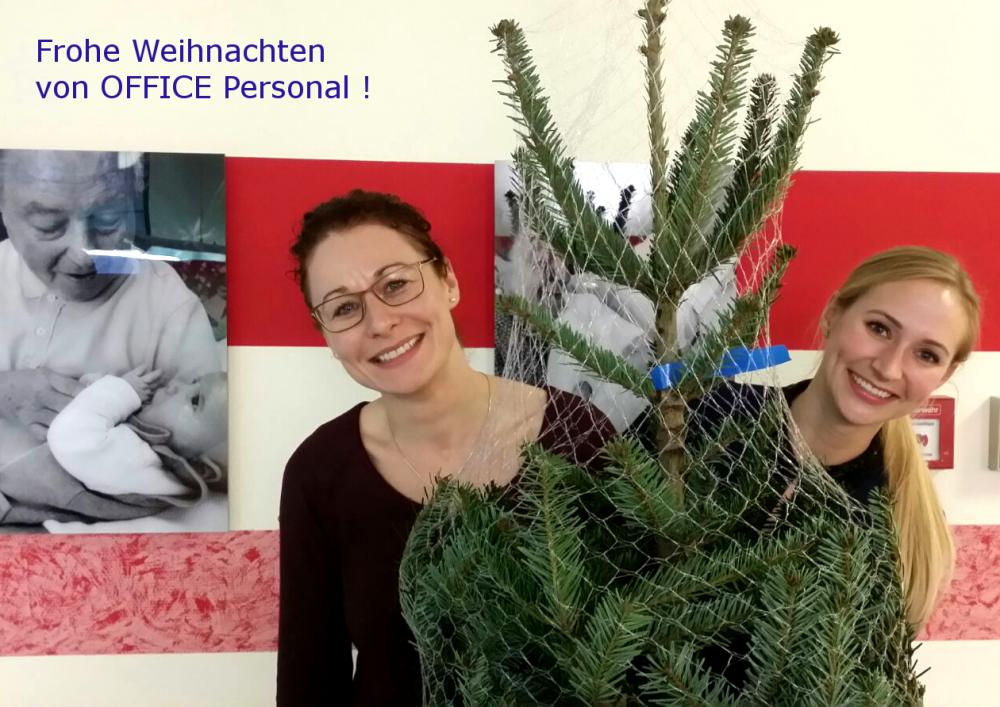 OFFICE Personal sponsort Christbaum im Pflegeheim